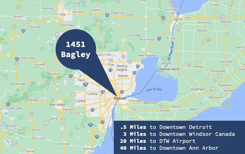 Metro Detroit Map